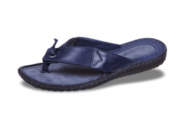 Dark blue men's slippers снимка