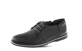 Black men's shoes with elastic снимка