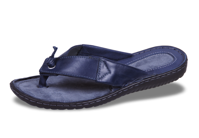 Dark blue men's slippers Снимка 