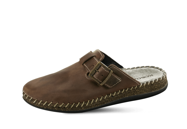 Brown men's clogs Снимка 5