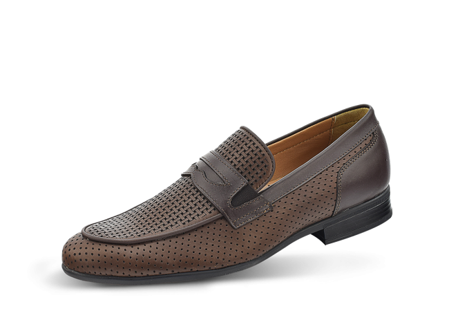 Men's shoes with perforation Снимка 5