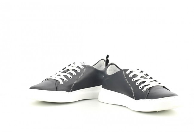 Men's sports sneakers made in dark gray Снимка 7