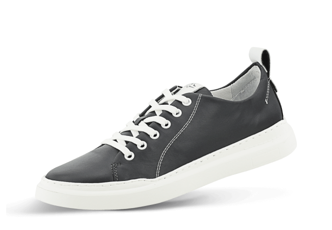 Men's sports sneakers made in dark gray Снимка 7