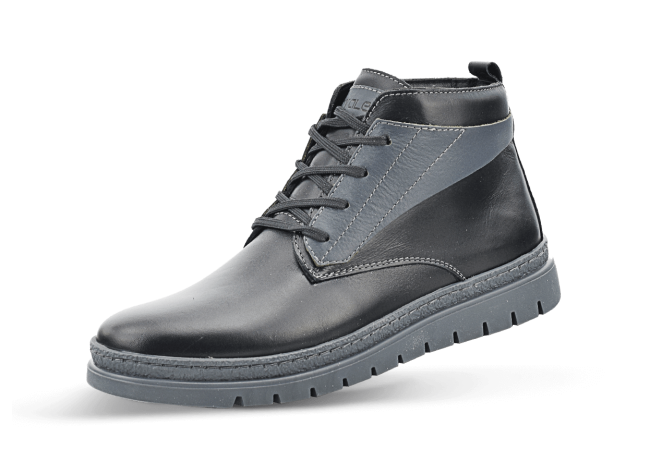 Men's boots in black and gray Снимка 7