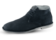 Dark blue men's shoes type chukka