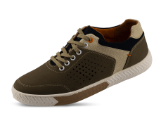 Men's sneakers in olive color