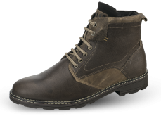 Male boots in dark brown