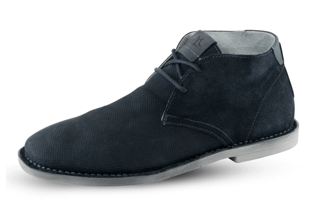 Dark blue men's shoes type chukka Снимка 5