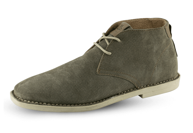 Men's shoes type chukka in taupe color Снимка 5