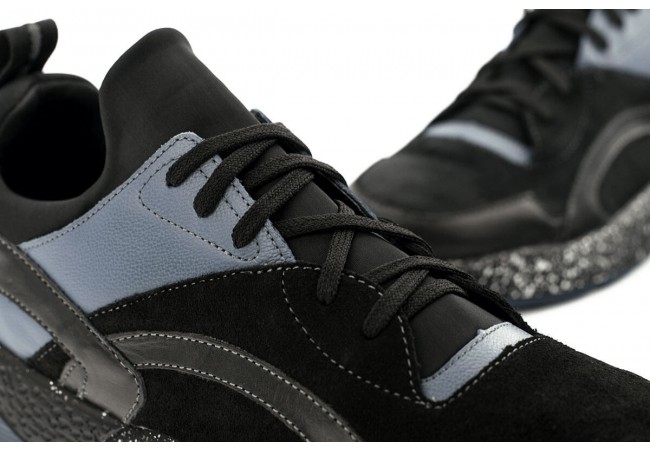 Men's sports shoes in black and grey Снимка 5