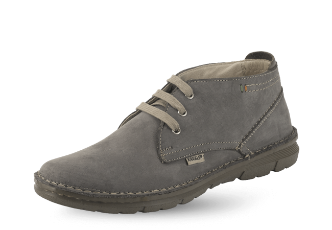 Male boots of the "Clarks" type in beige nubuck Снимка 2