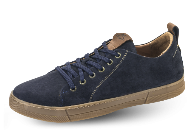 Men's sports shoes from light blue nubuck Снимка 5