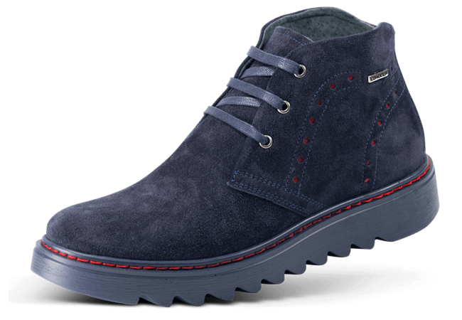 Men's boots with grapple sole and red elements Снимка 