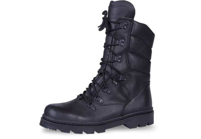 High black uniform jungle boots Снимка 